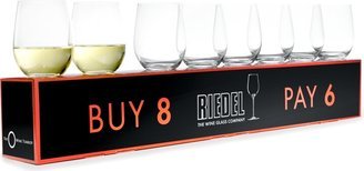 O Chardonnay Wine Glasses 8 Piece Value Set