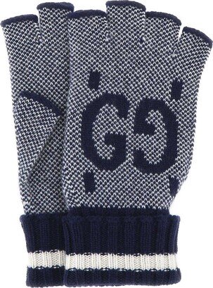 Cashmere GG Fingerless Gloves