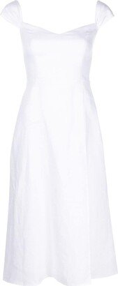 Bridgton linen midi dress