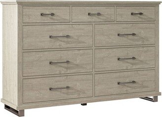 Festivo 64 Dresser with 9 Drawers Beige - Accent Furniture