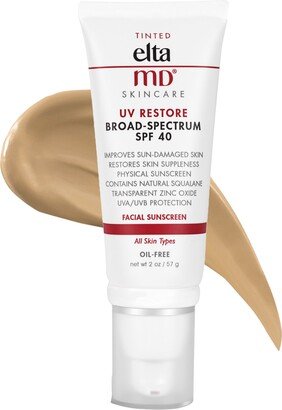 UV Restore Tinted Broad-Spectrum Facial Sunscreen SPF 40