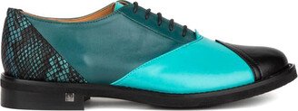 Embassy London Usa Alice - Turquoise - Women's Oxford Shoes