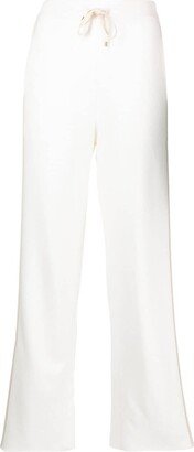 Straight-Leg Drawstring Track Pants-AA