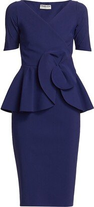 Songho Peplum Cocktail Dress