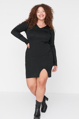 Women's Mini Casual/casual Fitted Plus Size Dress