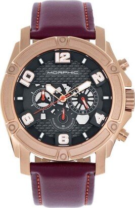 Watches M73 Series Chronograph Leather-Band Watch