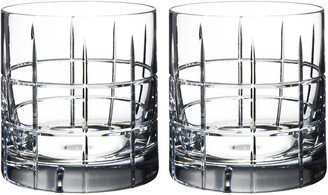 Set Of 2 Street Double Old Fashioned Glasses