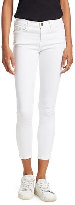 Le Color Mid-Rise Stretch Skinny Ankle Jeans