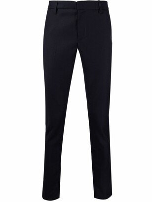 Straight-Leg Virgin Wool Trousers-AA