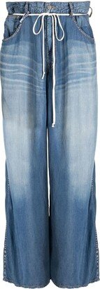 Tencel-denim Wide Pants