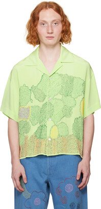 Glass Cypress Green Trees On Shirt