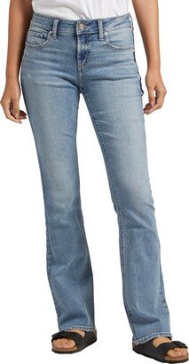 Elyse Mid Rise Slim Bootcut Jeans-AB