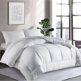 Peace Nest Grid Quilted All Season Down-Alternative Comforter