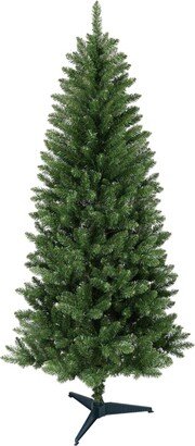 Puleo Carson Pine Artificial Christmas Tree with Stand, 6'