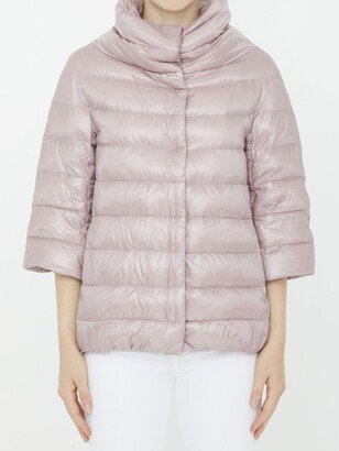 Three Quarters Quilted Puffer Jacket