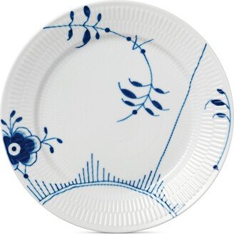 Blue Fluted Mega Dinner Plate #2-AA