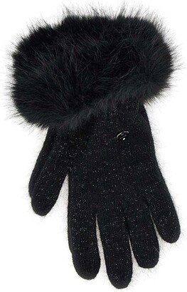 Gloves With Faux Fur