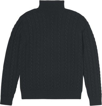 Fursac Wool cashmere cable-knit sweater