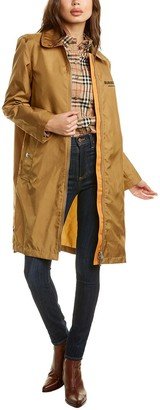 Long Applique Canvas Coat