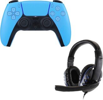 Playstation PS5 DualSense Controller with Wired Universal Headset