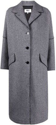 Single-Breasted Oversized Coat