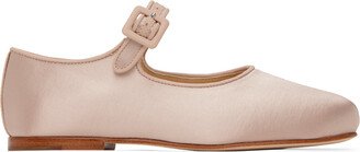 SSENSE Exclusive Pink Mary Jane Pointe Ballerina Flats