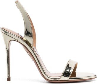 So Nude 110mm slingback sandals