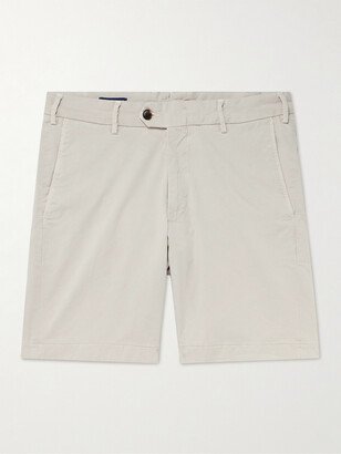 Concorde Garment-Dyed Stretch-Cotton Twill Shorts