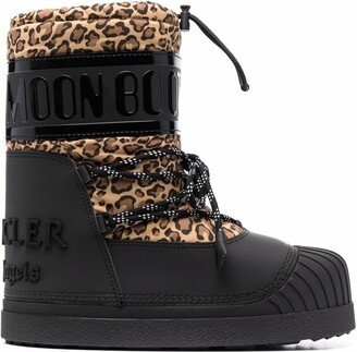 Palm Angels Shedir printed snow boots