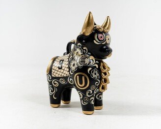 Torito De Pucará El Cañonero - Club Universitario Deportes | 32 cm Hecho A Mano En Perú