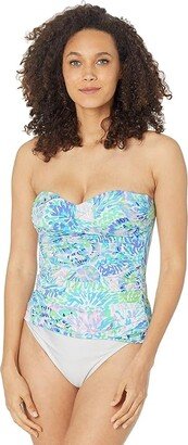 Flamenco Tankini Top (Multi Shell Of A Party) Women's Swimwear