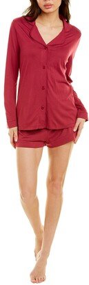 2Pc Bella Pajama Short Set-AE