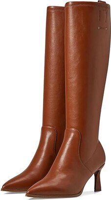 Daytona High Shaft Boots (Cognac Brown Synthetic) Women's Boots