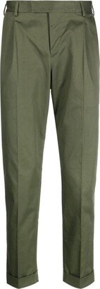 PT Torino Off-Centre Tapered-Leg Trousers-AB