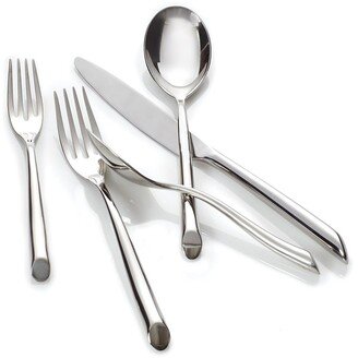 'Frond' 5-Piece Stainless Steel Place Setting