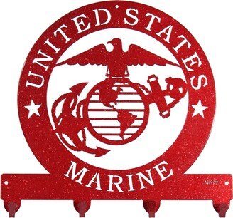 Armed Services Us Marine Corp Marines Usmc Military Metal Key Chain Holder Hanger