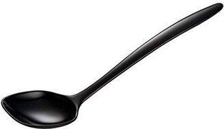 Gourmac Food Serving Spoon, Melamine, Black, 12 Round