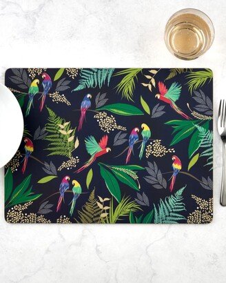 Sara Miller Parrot Placemats, Set of 4