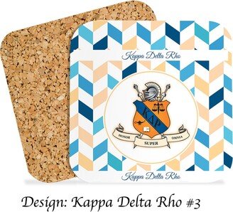 Kappa Delta Rho Beverage Coasters Square | Set Of 4