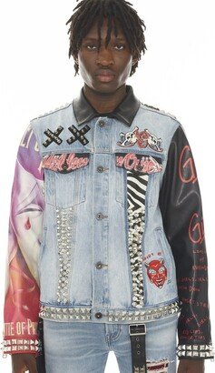 Type IV Denim Jacket Double Cuff Motley Crue