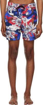 Multicolor Printed Swim Shorts