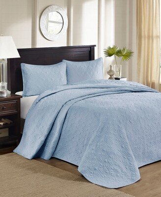 Quebec Quilted 3-Pc. Bedspread Set, King