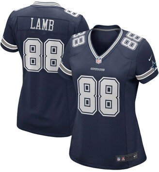 Women's CeeDee Lamb Navy Dallas Cowboys Game Jersey