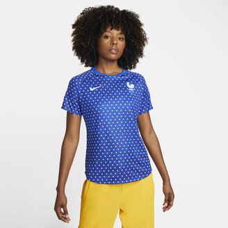 FFF Women's Pre-Match Soccer Top in Blue