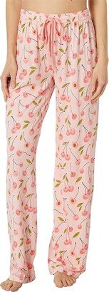 Playful Prints Pants (Pink Dream Cherries) Women's Pajama