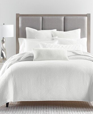 Etched Geo Duvet Cover, King, Created for Macy's