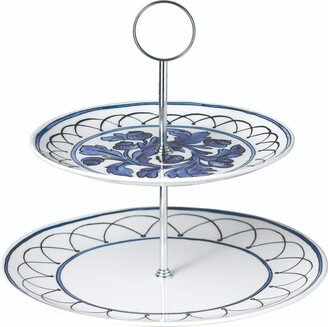 H.blue Bird - Two Tiered Cake Stand