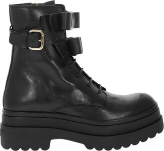 Buckle Detailed Ankle Boots