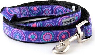 The Worthy Dog Sunburst Purple Dog Leash - Purple - S