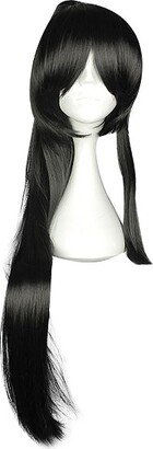 Unique Bargains Wigs Wigs for Women 35 Black with Wig Cap Long Hair